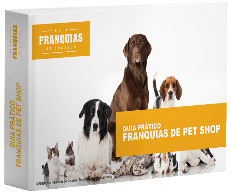 Mockup Ebook Guia Prático Franquias de Pet Shop