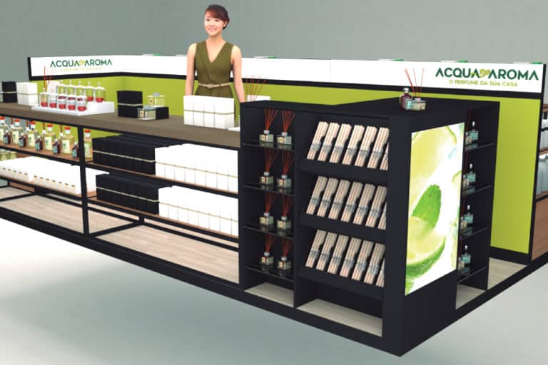 Acqua Aroma aposta em franquias de quiosque