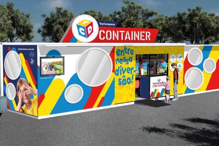 Toy Company lança franquia de espaço kids em container