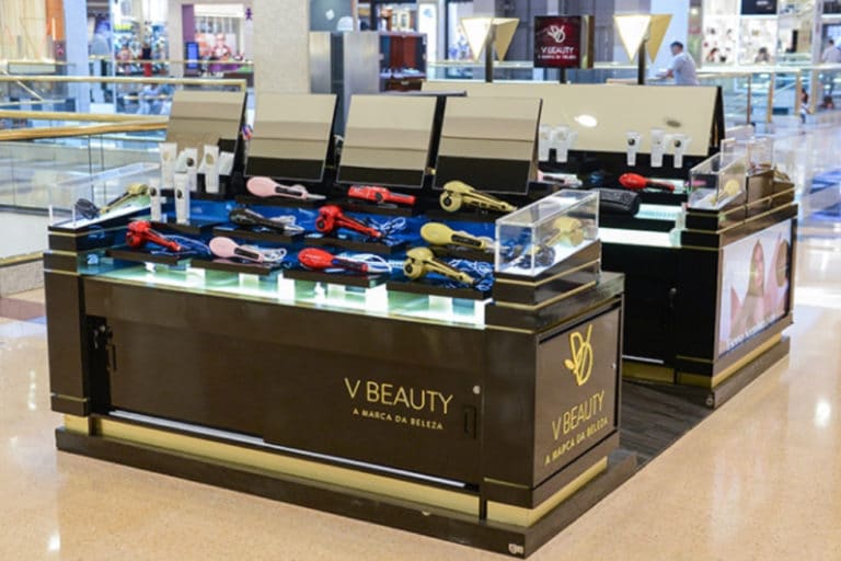 Franquia de beleza V Beauty tem quiosques com produtos inovadores