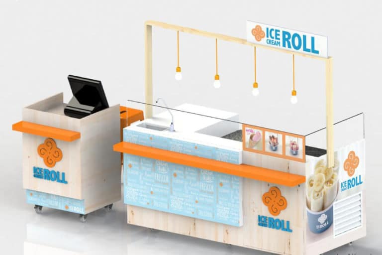 Ice Cream Roll lança modelo de microfranquia de sorvetes