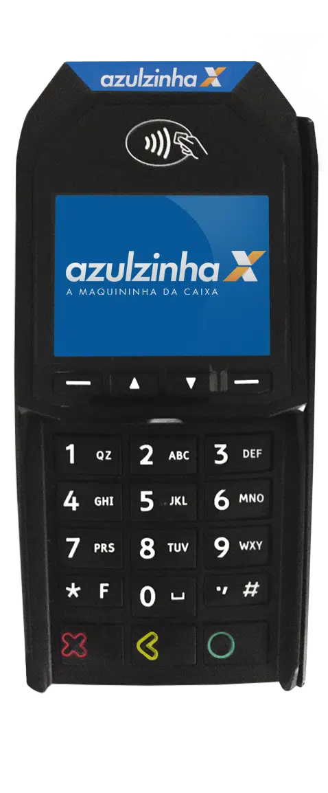 Maquininha Caixa Azulzinha TEF